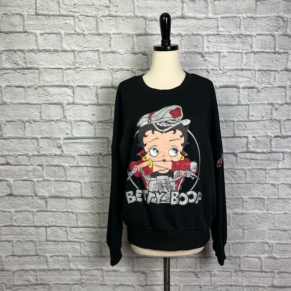 Dolls Kill Oversized Betty Boop Sweatshirt Size S - Picture 4 of 8
